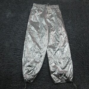 Zara Silver Track Pants